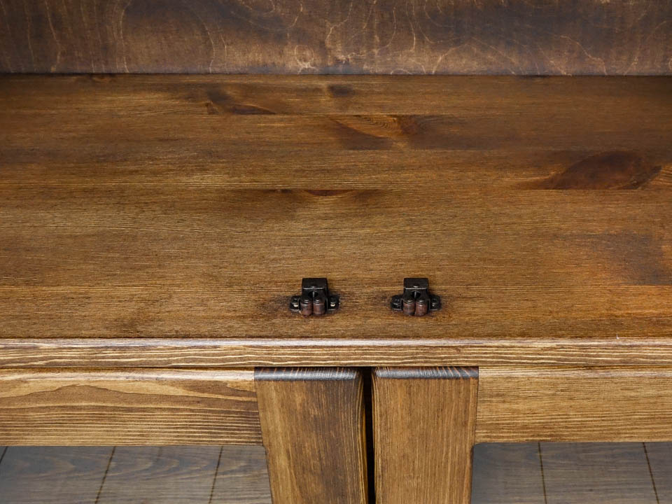 witryna drewniana sosnowa