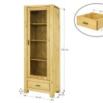 witryna drewniana wymiary