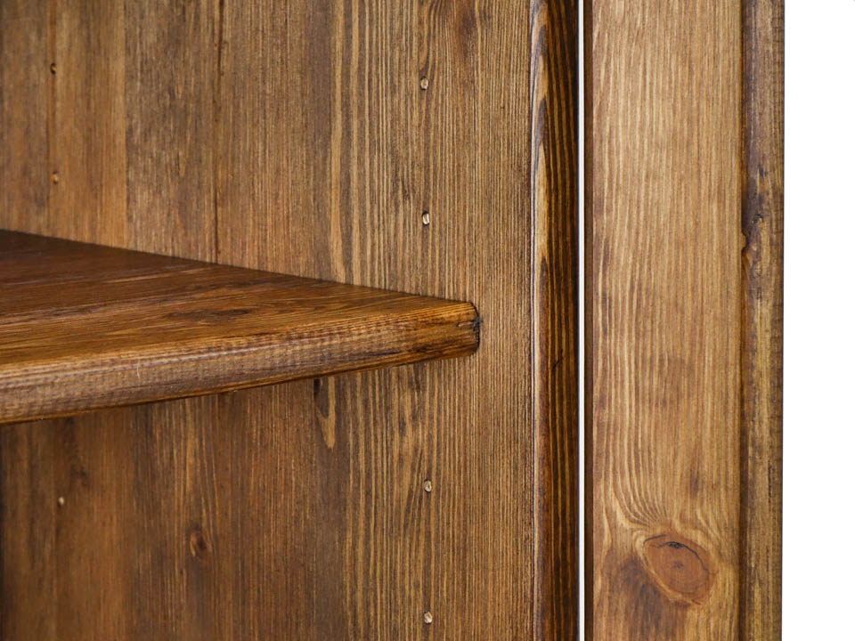 witryna sosnowa boho do salonu