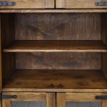 witryna sosnowa rustykalna