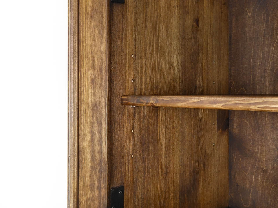 witryna z drewna rustykalna