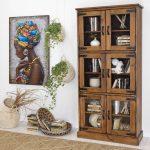 witryna z drewna rustykalna