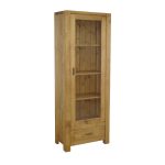 jednodrzwiowa witryna drewniana