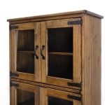 witryny z drewna boho