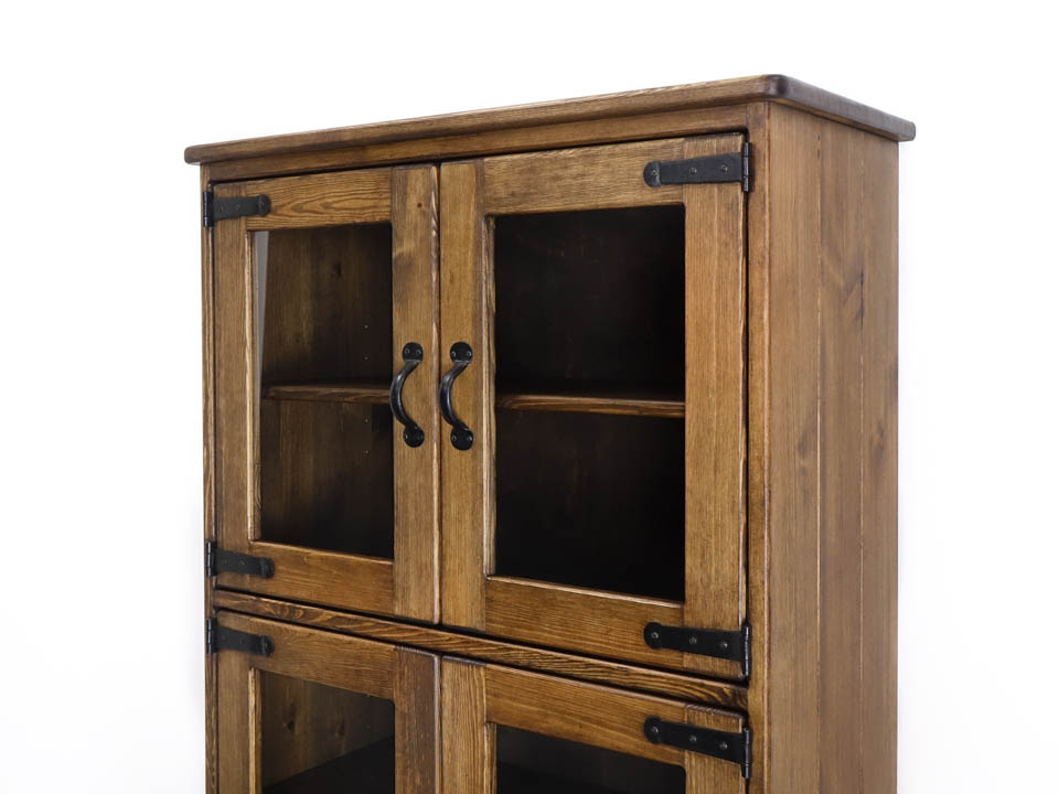 witryny z drewna boho